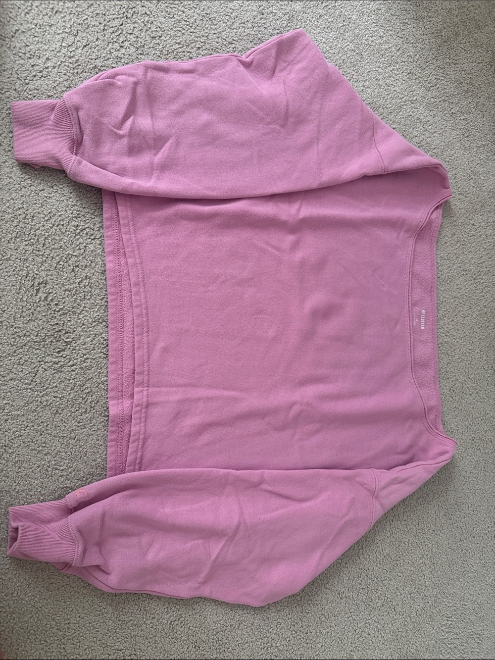Hollister Pink Off-Shoulder Pullover